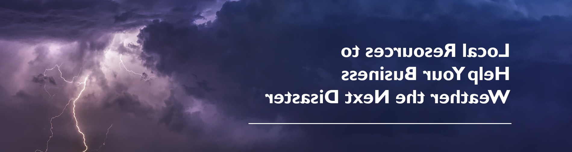 本地资源，以帮助您的业务天气下一个风暴与背景图像的风暴云